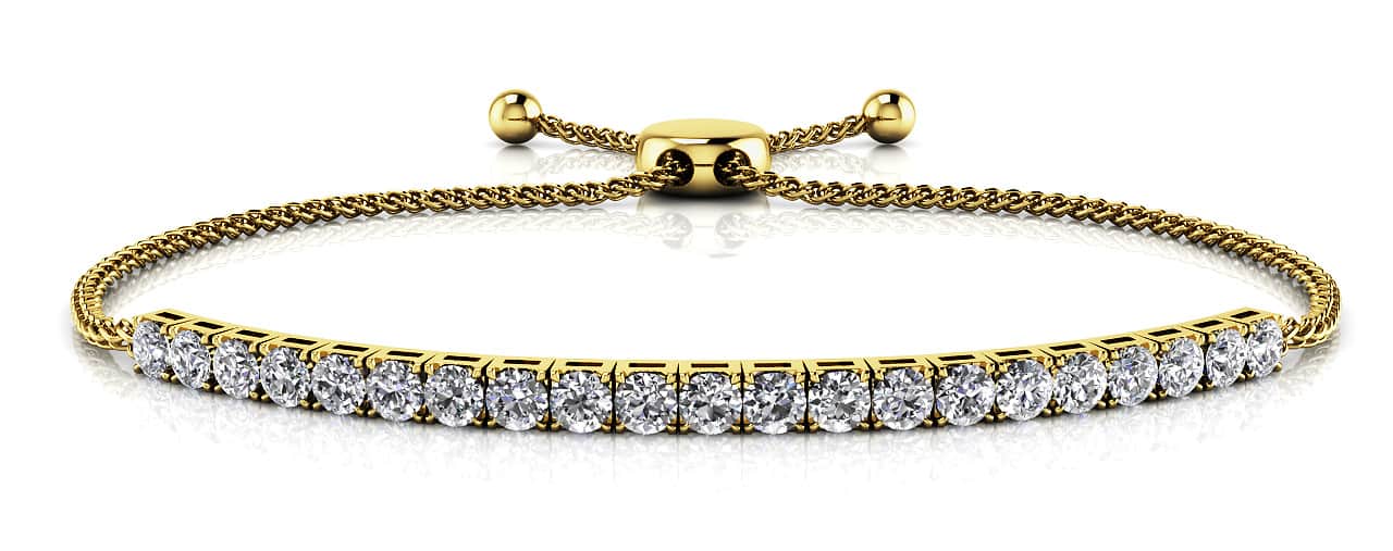 Adjustable Diamond Dreams Lab-Grown Diamond Bracelet with 1.07 ct.(finished) 2.2mm - Image 2
