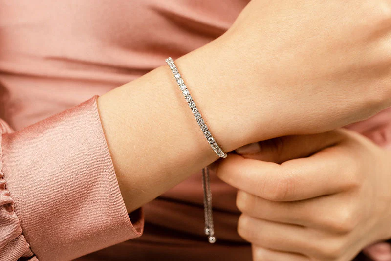 Adjustable Diamond Dreams Lab-Grown Diamond Bracelet with 1.44 ct.(finished) 2.5mm - Image 4