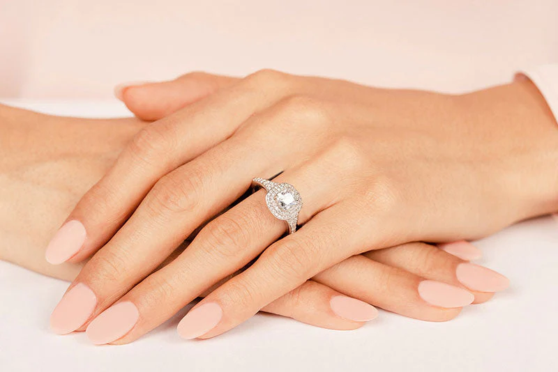 Andrea Love Cushion Cut Lab-Grown Diamond Engagement Ring with 1.84 ct. (1.25 ct. center diamond) - Image 3