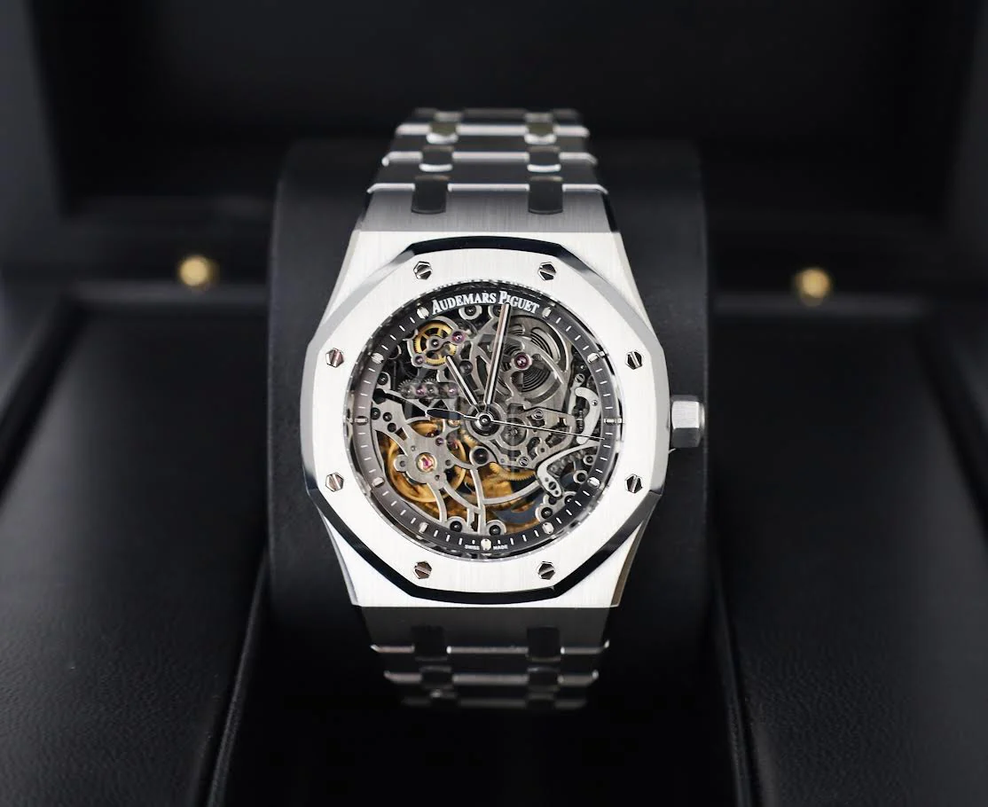 Audemars Piguet Royal Oak Openworked Selfwinding 39mm Black Skeleton Stainless Steel - 15305ST.OO.1220ST.01 - Image 3