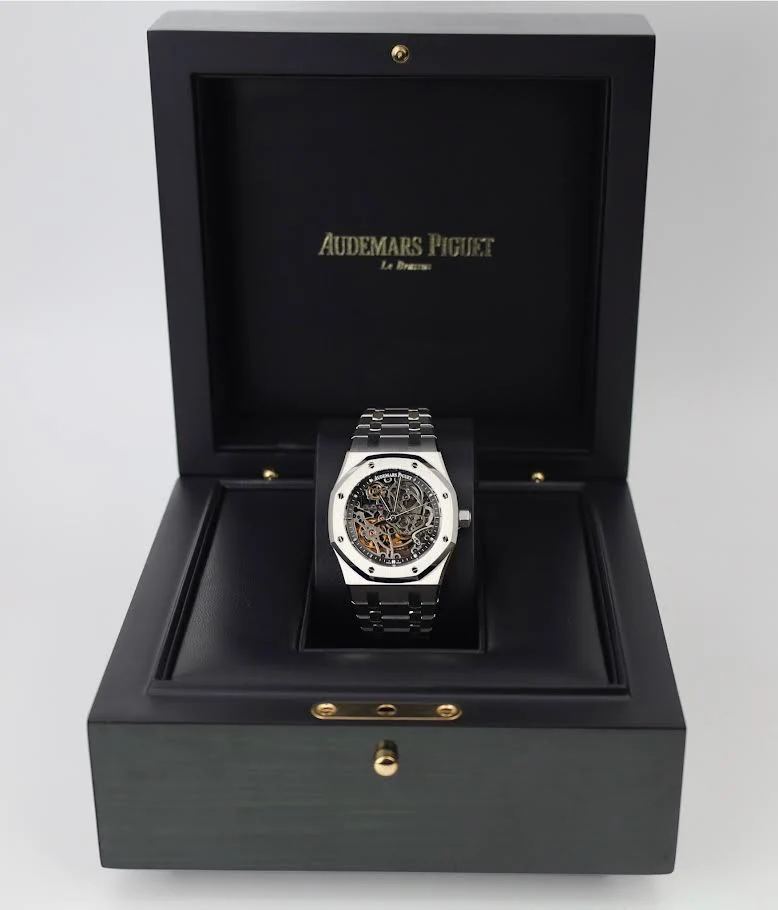 Audemars Piguet Royal Oak Openworked Selfwinding 39mm Black Skeleton Stainless Steel - 15305ST.OO.1220ST.01 - Image 4