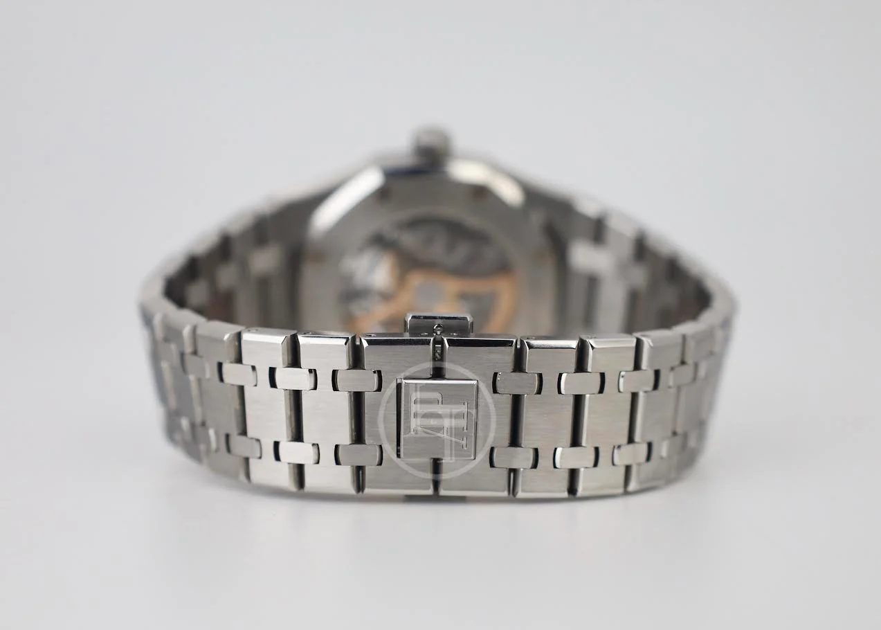 Audemars Piguet Royal Oak Openworked Selfwinding 39mm Black Skeleton Stainless Steel - 15305ST.OO.1220ST.01 - Image 9
