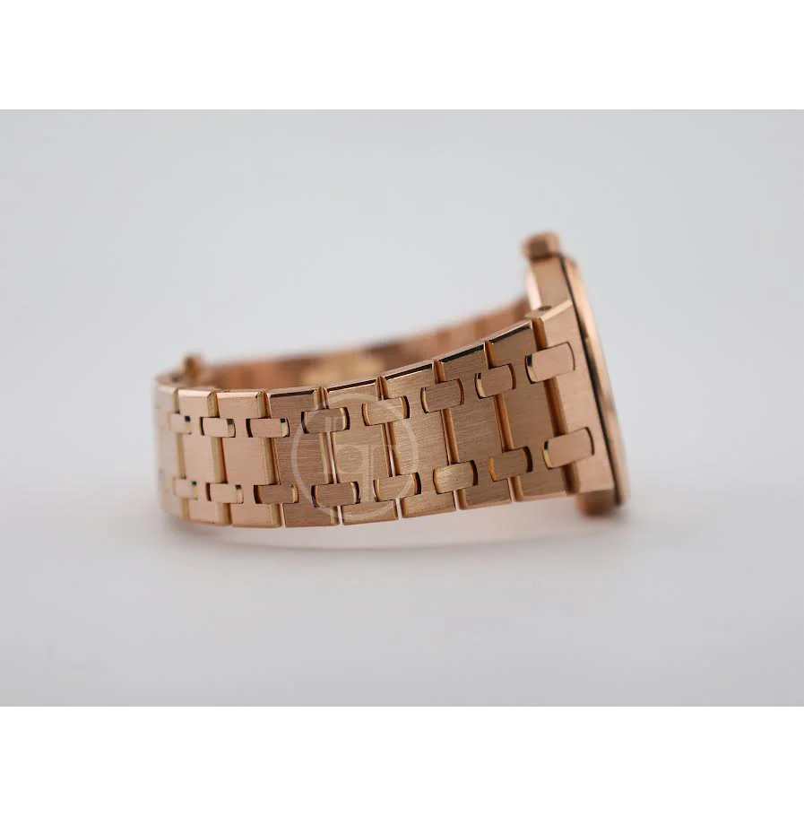 Audemars Piguet Ladies Collection Royal Oak Quartz Watch-Silver Dial 33mm-67651OR.ZZ.1261OR.01 - Image 6