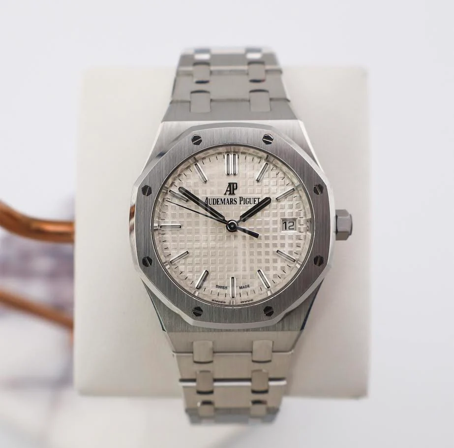 Audemars Piguet Royal Oak 34mm Stainless Steel Silver Dial - 77350ST.OO.1261ST.01 - Image 2