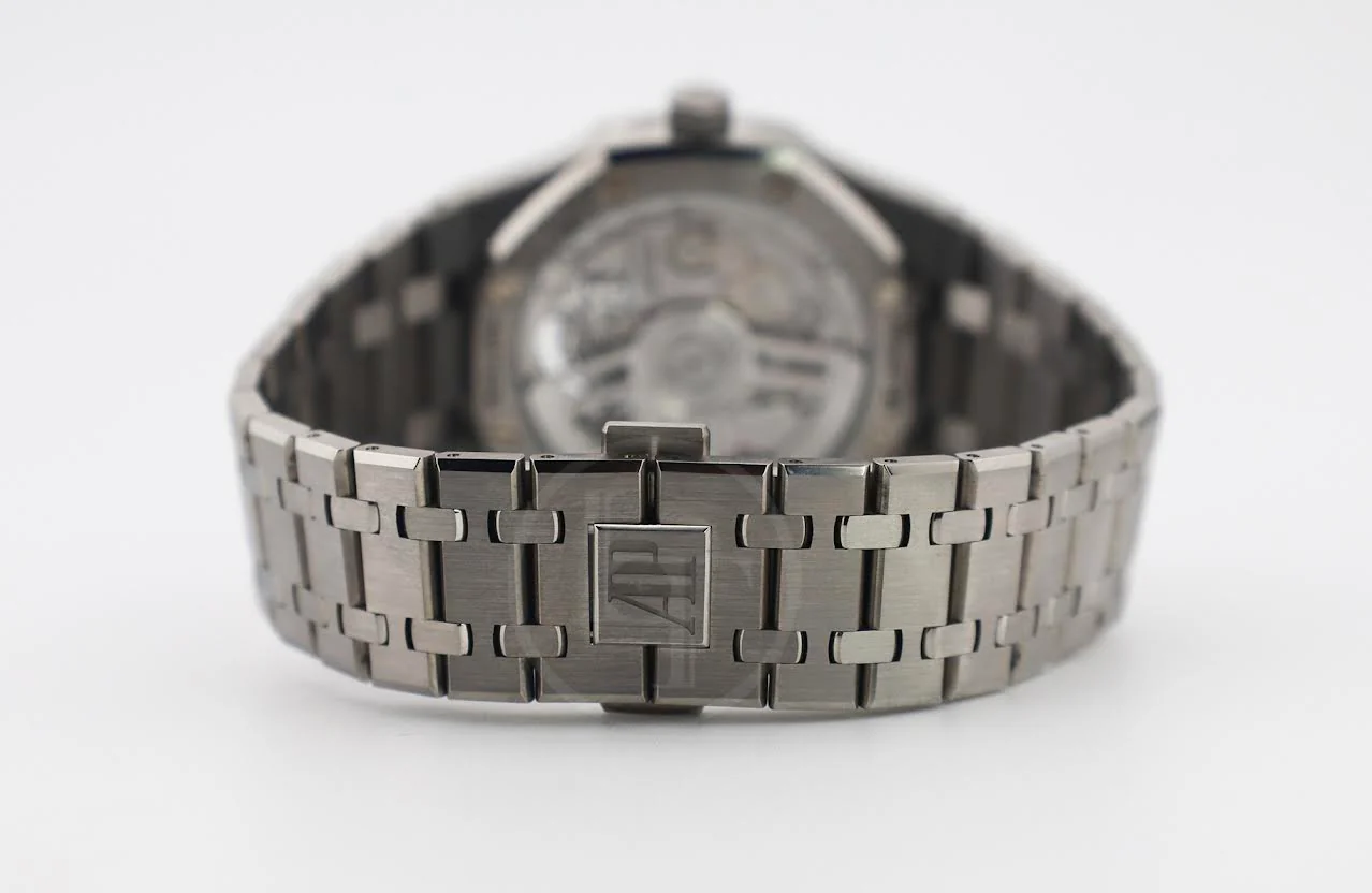 Audemars Piguet Royal Oak 41mm Flying Tourbillion Titanium Blue-Green Dial | 26730TI.OO.1320TI.04 - Image 10