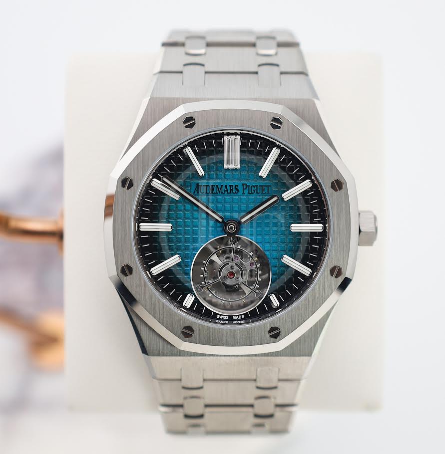 Audemars Piguet Royal Oak 41mm Flying Tourbillion Titanium Blue-Green Dial | 26730TI.OO.1320TI.04 - Image 2