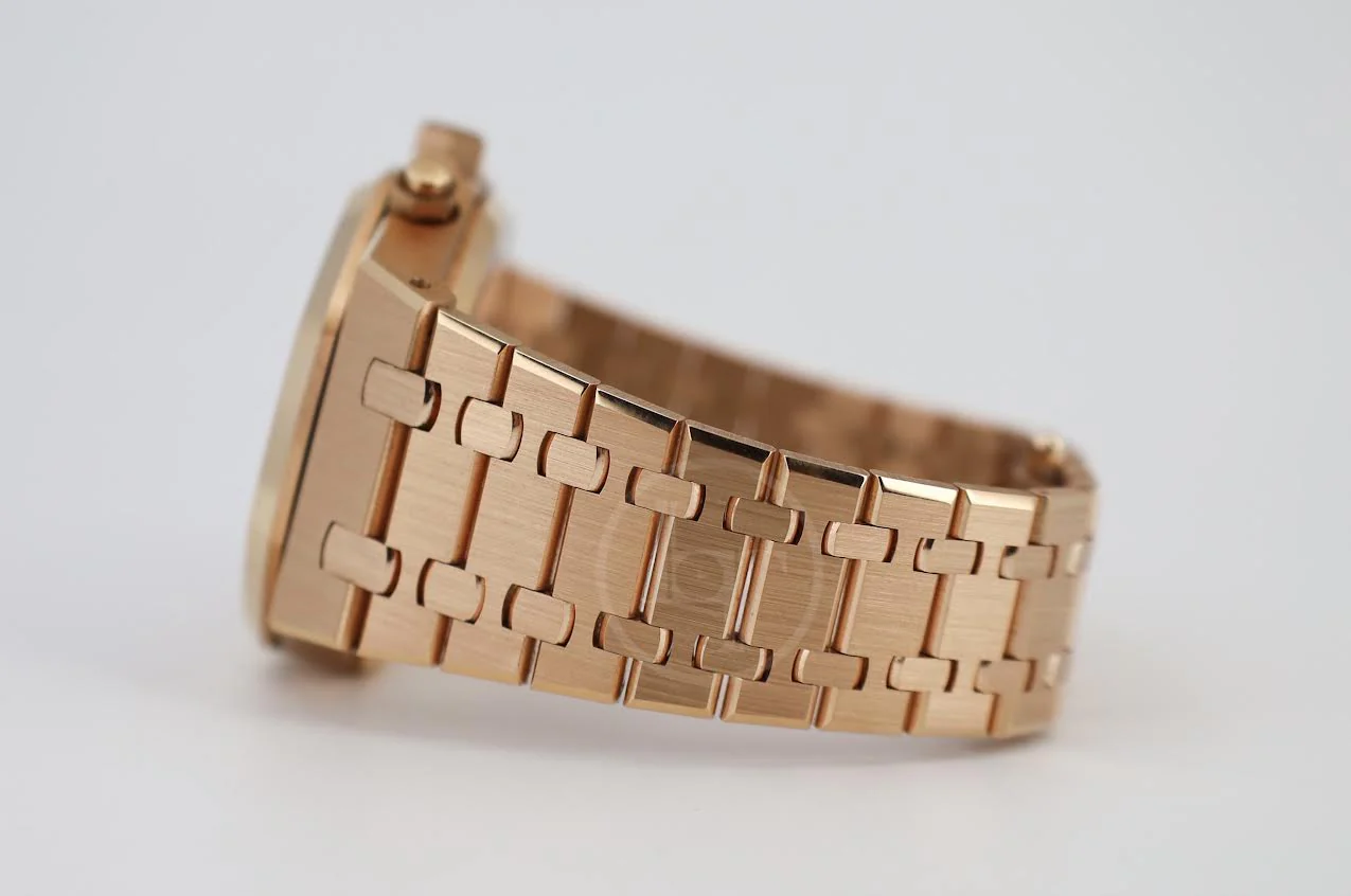Audemars Piguet Royal Oak 41mm Selfwinding Chronograph Rose Gold Brown Dial Bracelet - 26239OR.OO.1220OR.02 - Image 6