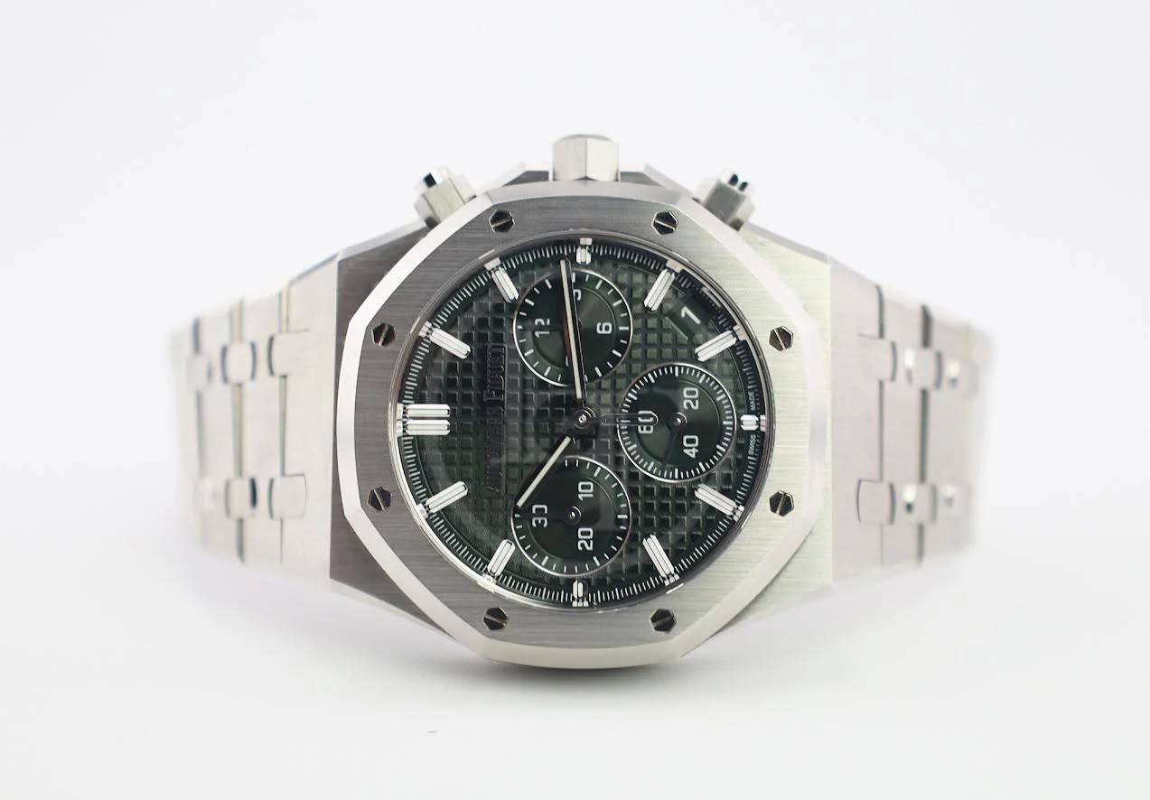 Audemars Piguet Royal Oak Chronograph "50th Anniversary" Stainless Steel 41mm Khaki Green Dial | 26240ST.OO.1320ST.04 - Image 5