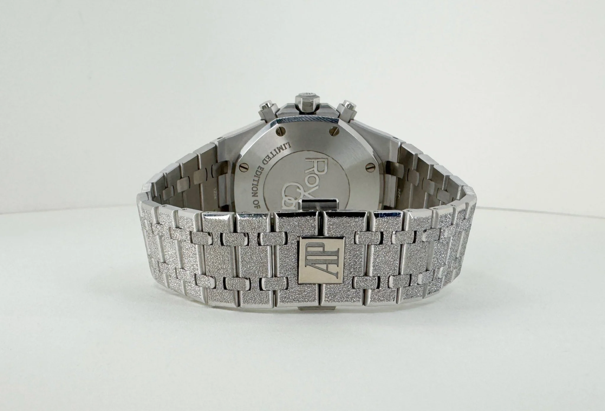 Audemars Piguet Royal Oak Chronograph Frosted White Gold 41mm Purple 26331BC.GG.1224BC.01 - Image 10