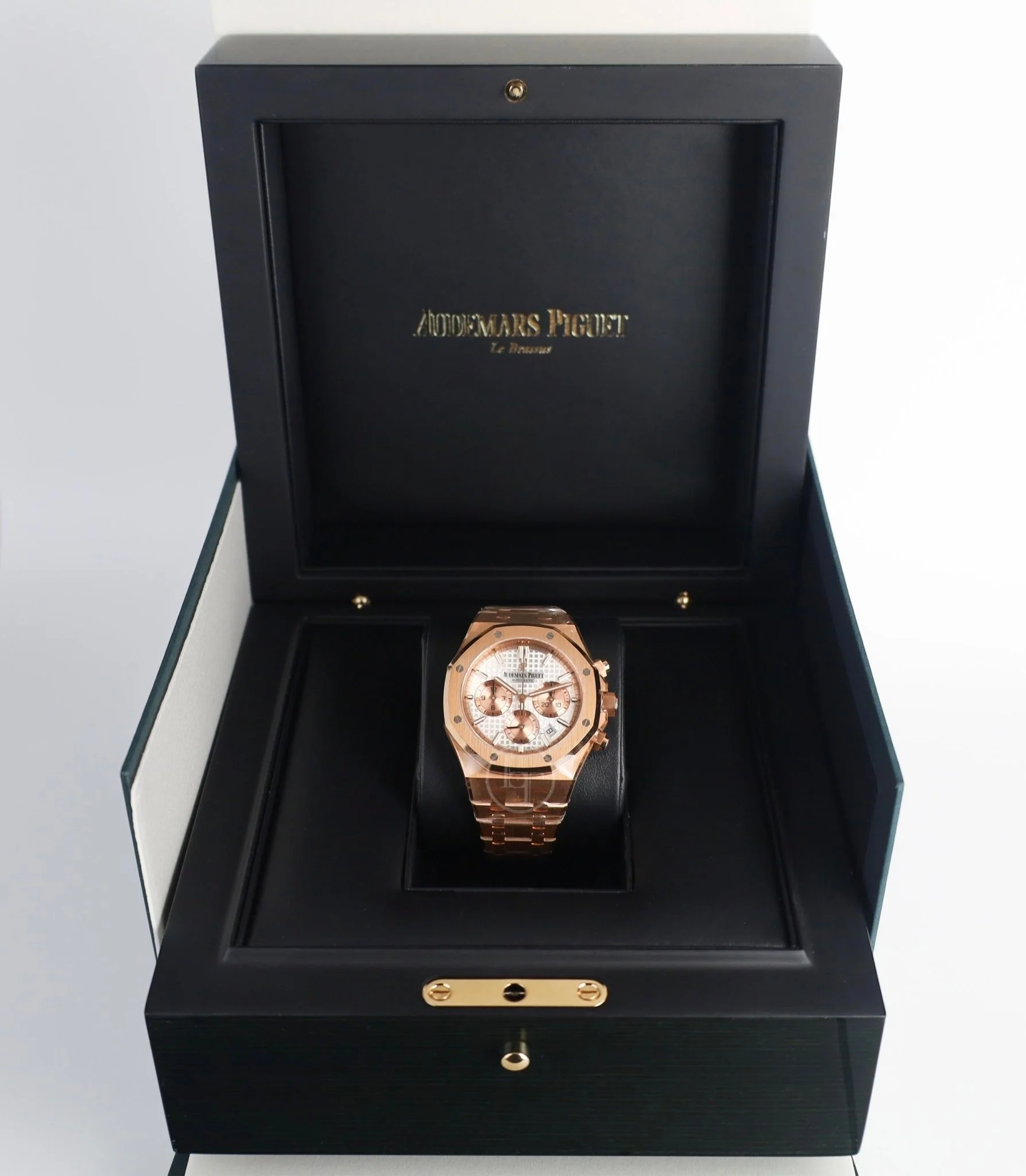 Audemars Piguet Royal Oak Chronograph Rose Gold 38mm Silver Dial 26315OR.OO.1256OR.01 - Image 4