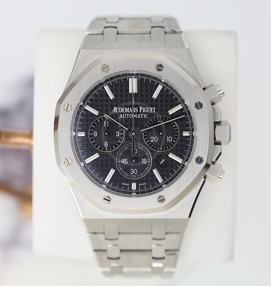 Audemars Piguet Royal Oak Chronograph Stainless Steel 41mm Black Dial Watch - 26320ST.OO.1220ST.01 - Image 2