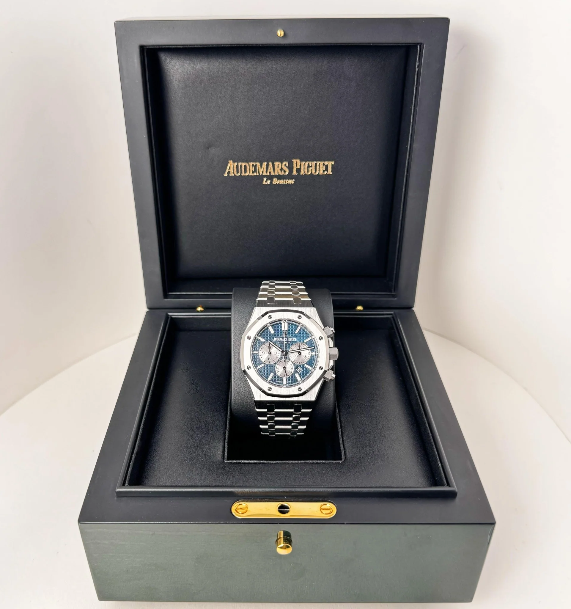 Audemars Piguet Royal Oak Chronograph Watch-Blue Dial 41mm-26331ST.OO.1220ST.01 - Image 4