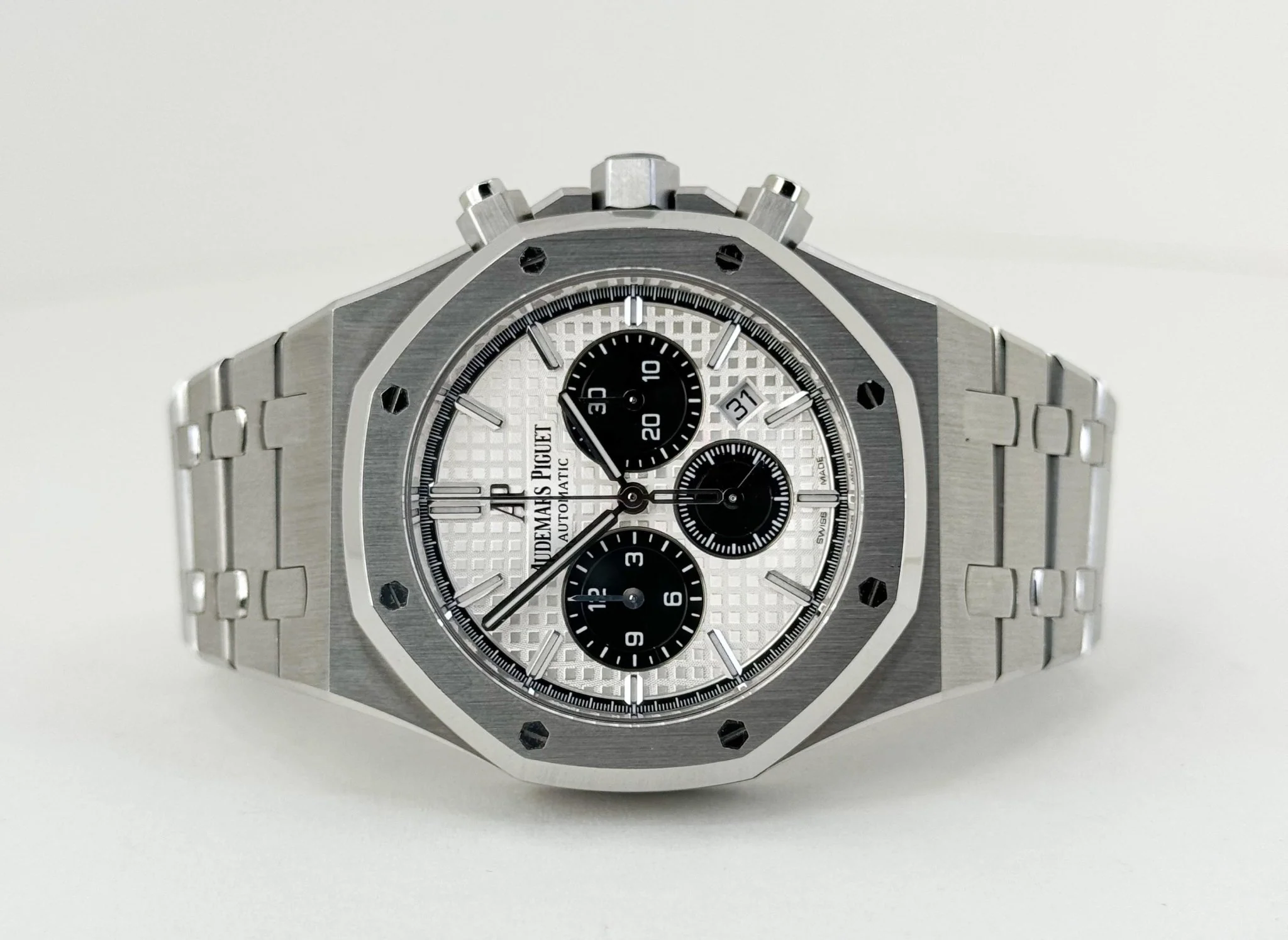 Audemars Piguet Royal Oak Chronograph Watch-Silver Dial 41mm-26331ST.OO.1220ST.03 - Image 5