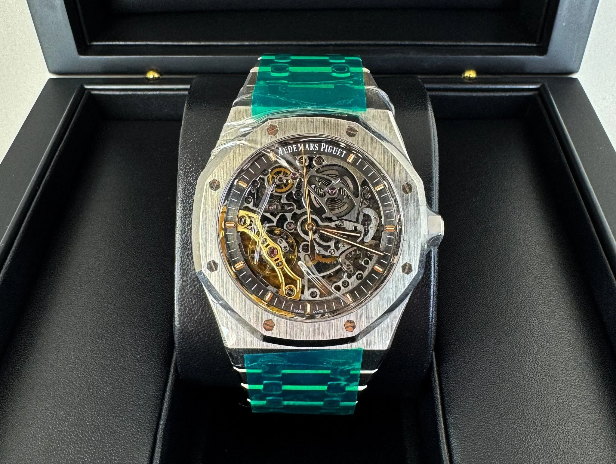 Audemars Piguet Royal Oak Double Balance Wheel Openworked Stainless  Steel 41mm Black Skeleton Dial 15407ST.OO.1220ST.01 - Image 3