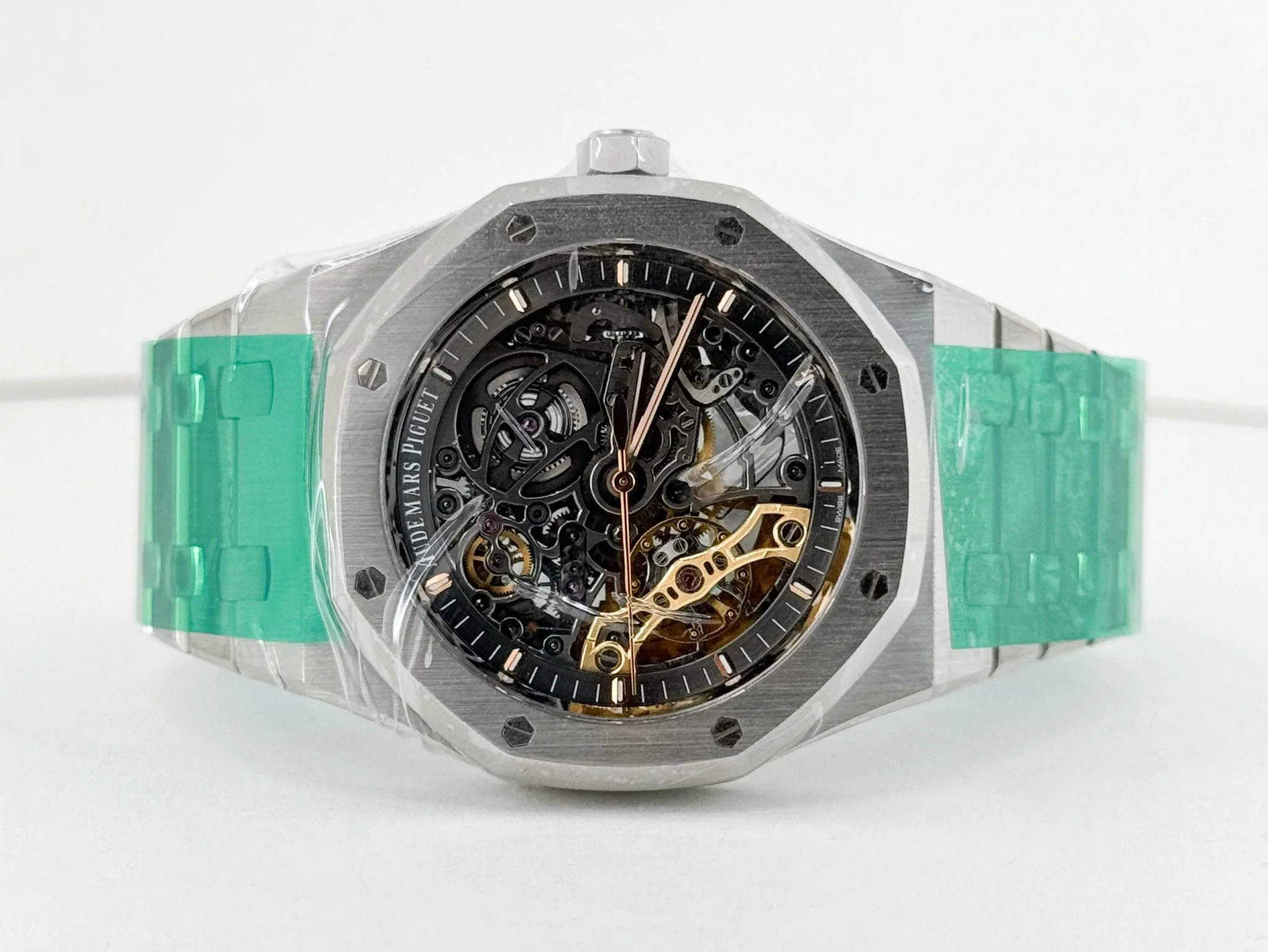 Audemars Piguet Royal Oak Double Balance Wheel Openworked Stainless  Steel 41mm Black Skeleton Dial 15407ST.OO.1220ST.01 - Image 5