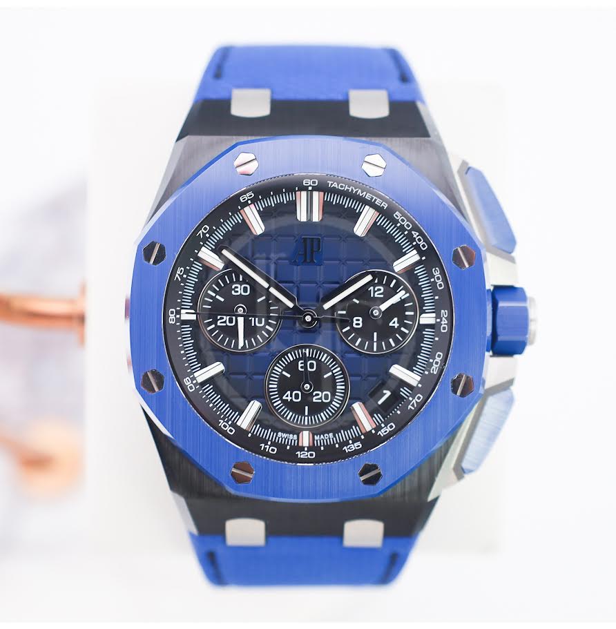 Audemars Piguet Royal Oak Offshore 43mm Chronograph Ceramic Blue | 26420CE.OO.A043VE.01 - Image 2