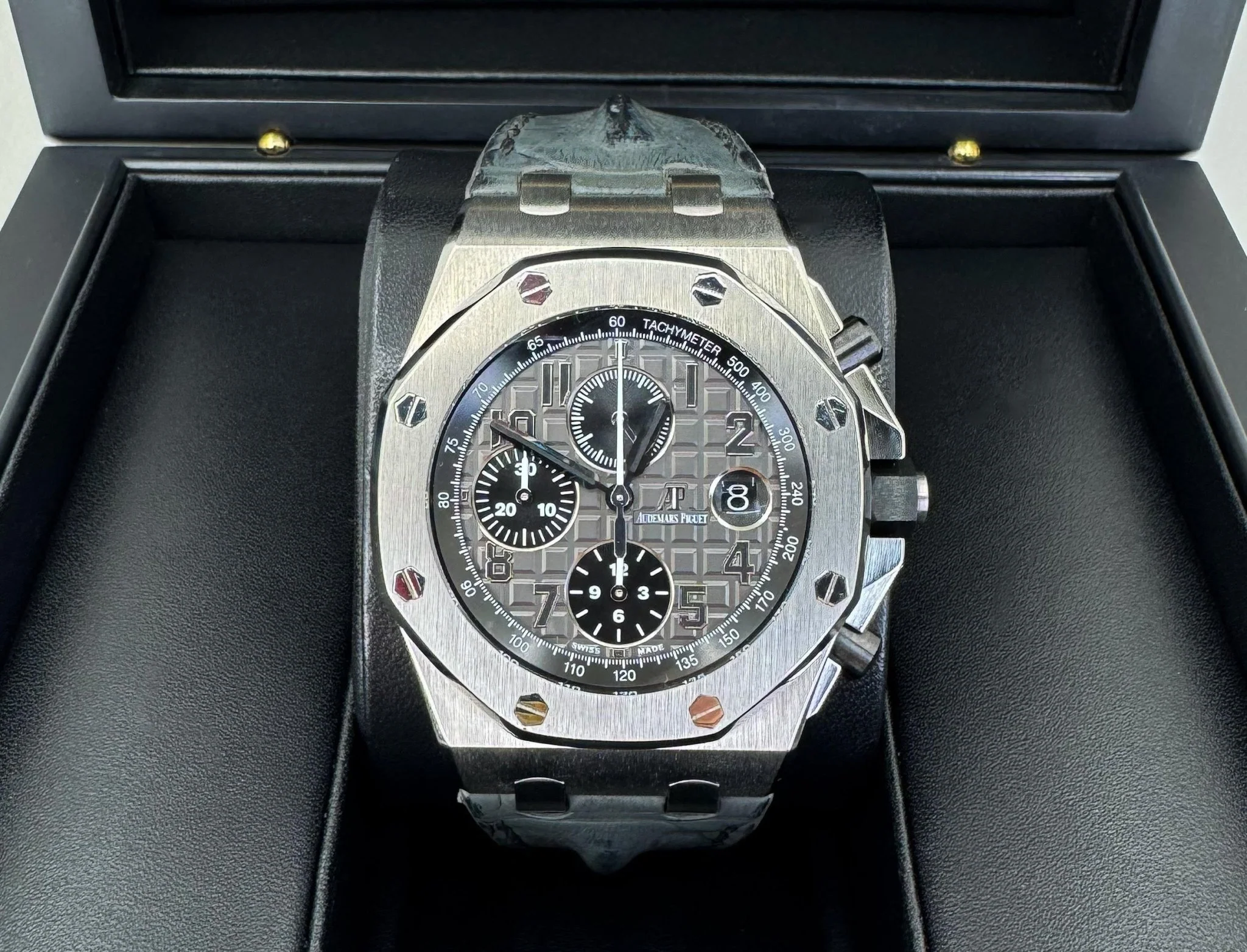 Audemars Piguet Royal Oak Offshore Chronograph 42mm Slate Dial Watch - 26470ST.OO.A104CR.01 - Image 3