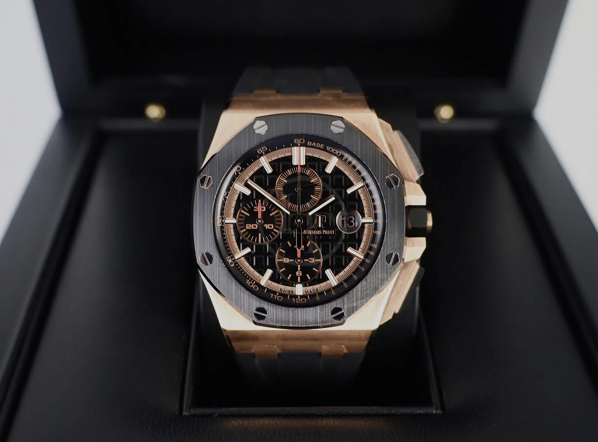 Audemars Piguet Royal Oak Offshore Chronograph Watch-Black Dial 44mm-26401RO.OO.A002CA.02 - Image 3