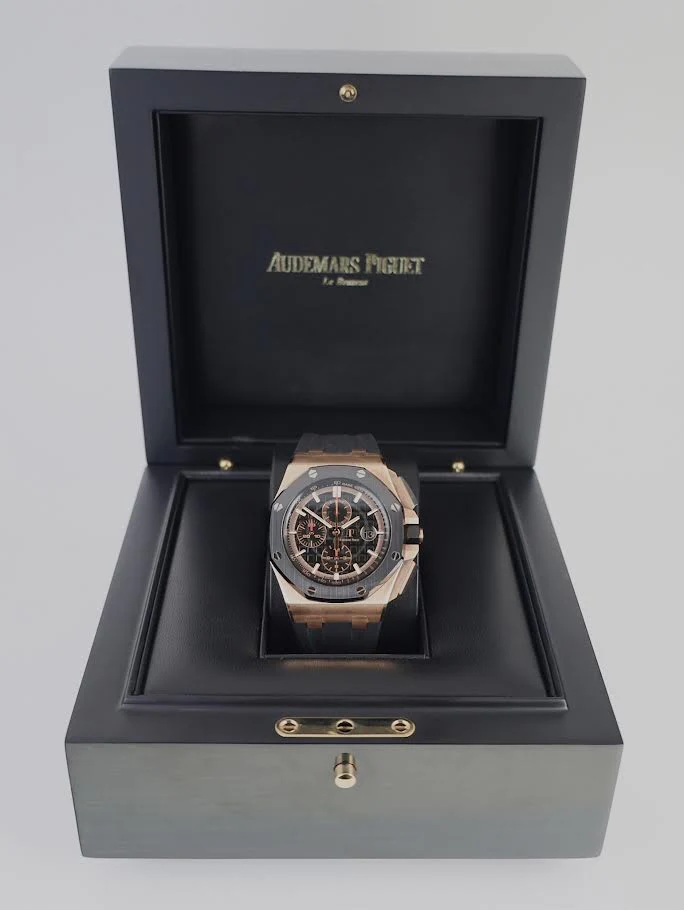Audemars Piguet Royal Oak Offshore Chronograph Watch-Black Dial 44mm-26401RO.OO.A002CA.02 - Image 4