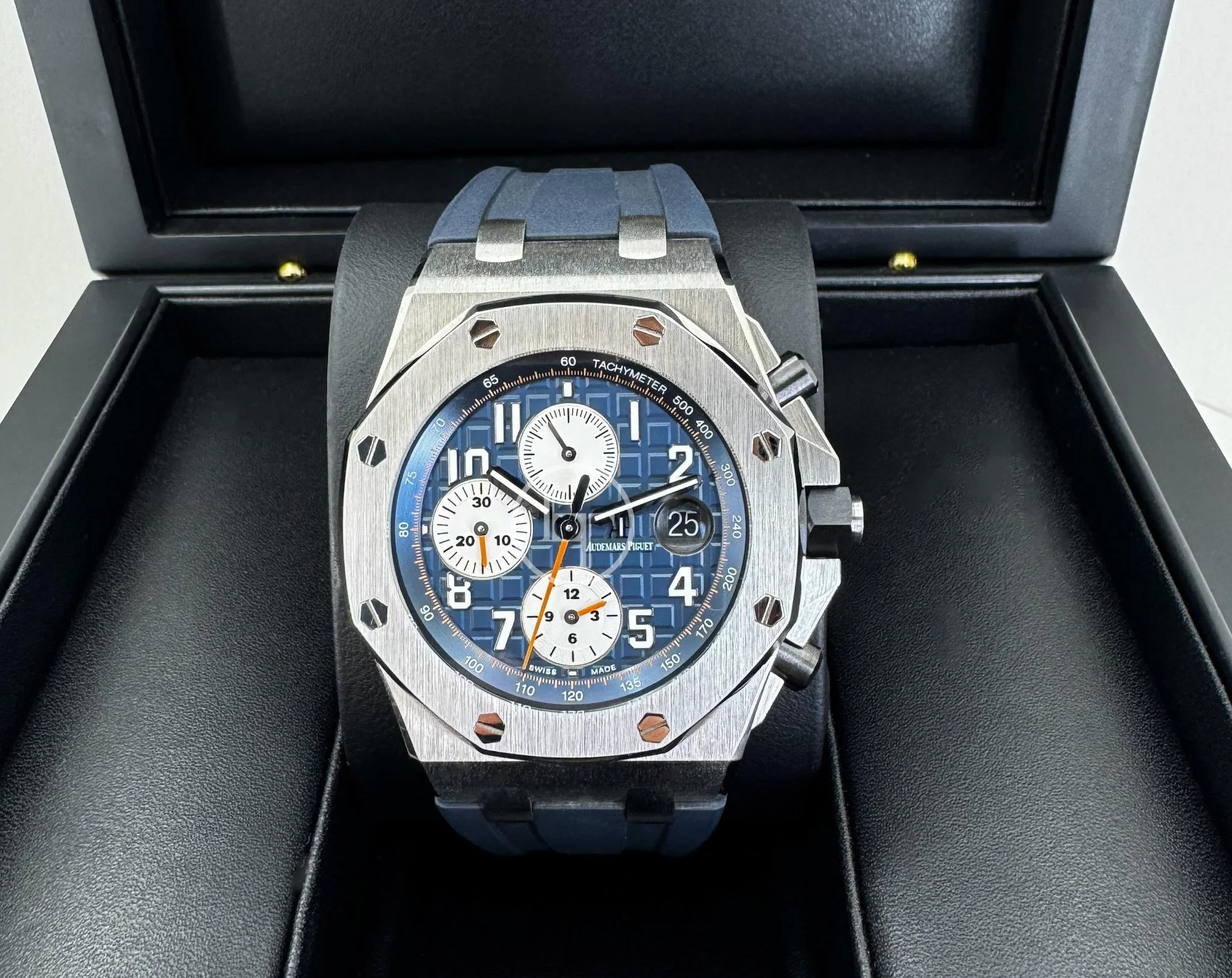 Audemars Piguet Royal Oak Offshore Chronograph Watch-Blue Dial 42mm-26470ST.OO.A027CA.01 - Image 3