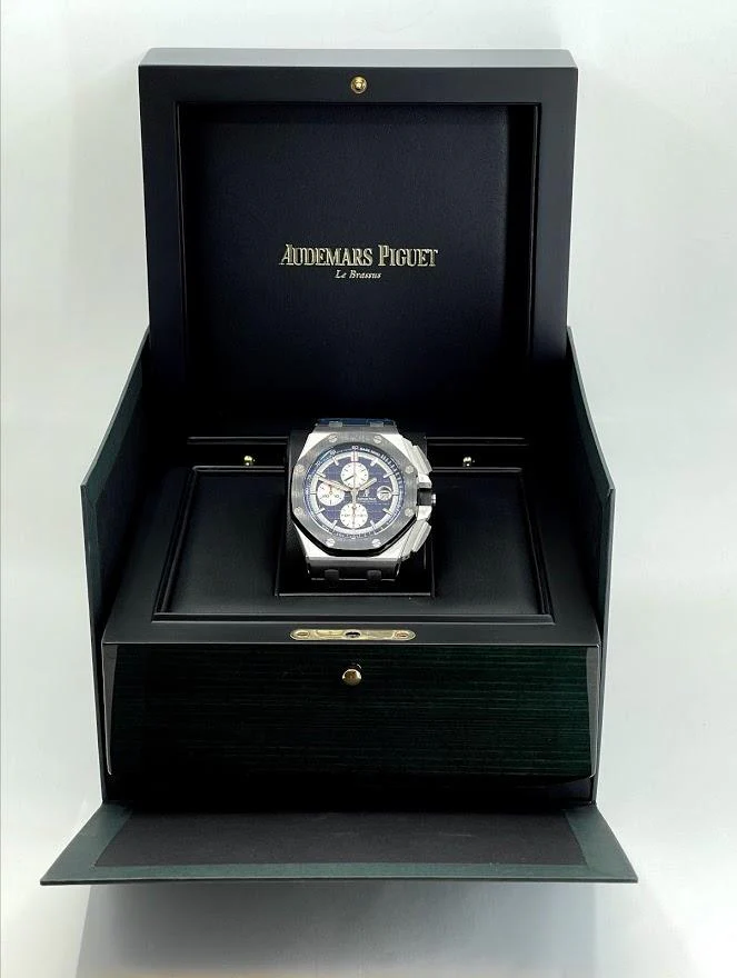 Audemars Piguet Royal Oak Offshore Chronograph Watch-Blue Dial 44mm-26401PO.OO.A018CR.01 - Image 3