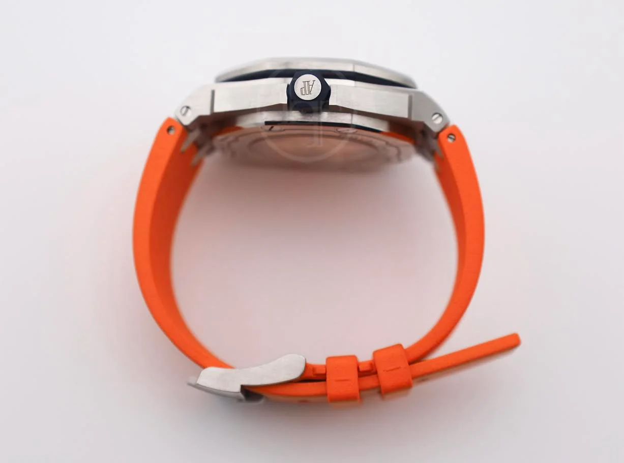 Audemars Piguet Royal Oak Offshore Diver Special Edition Watch-Orange Dial 42mm-15710ST.OO.A070CA.01 - Image 7
