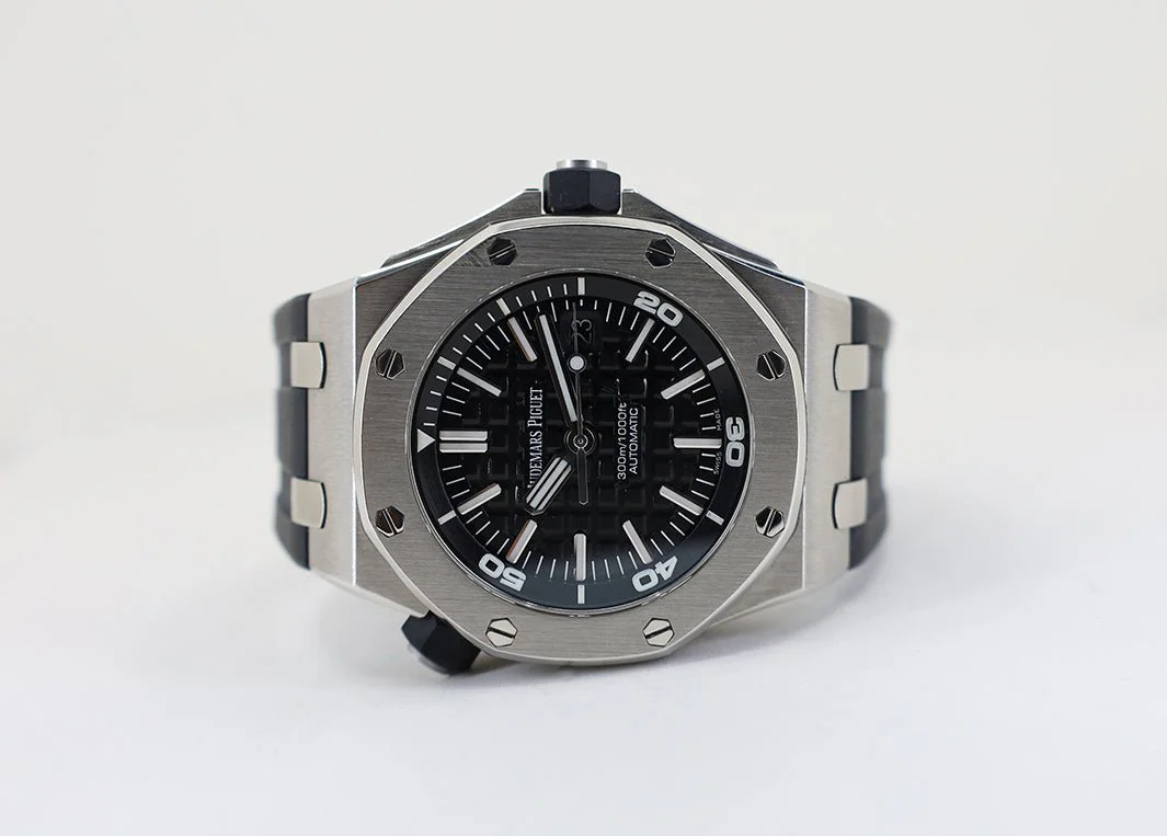 Audemars Piguet Royal Oak Offshore Diver Watch-Black Dial 42mm-15710ST.OO.A002CA.01 - Image 4