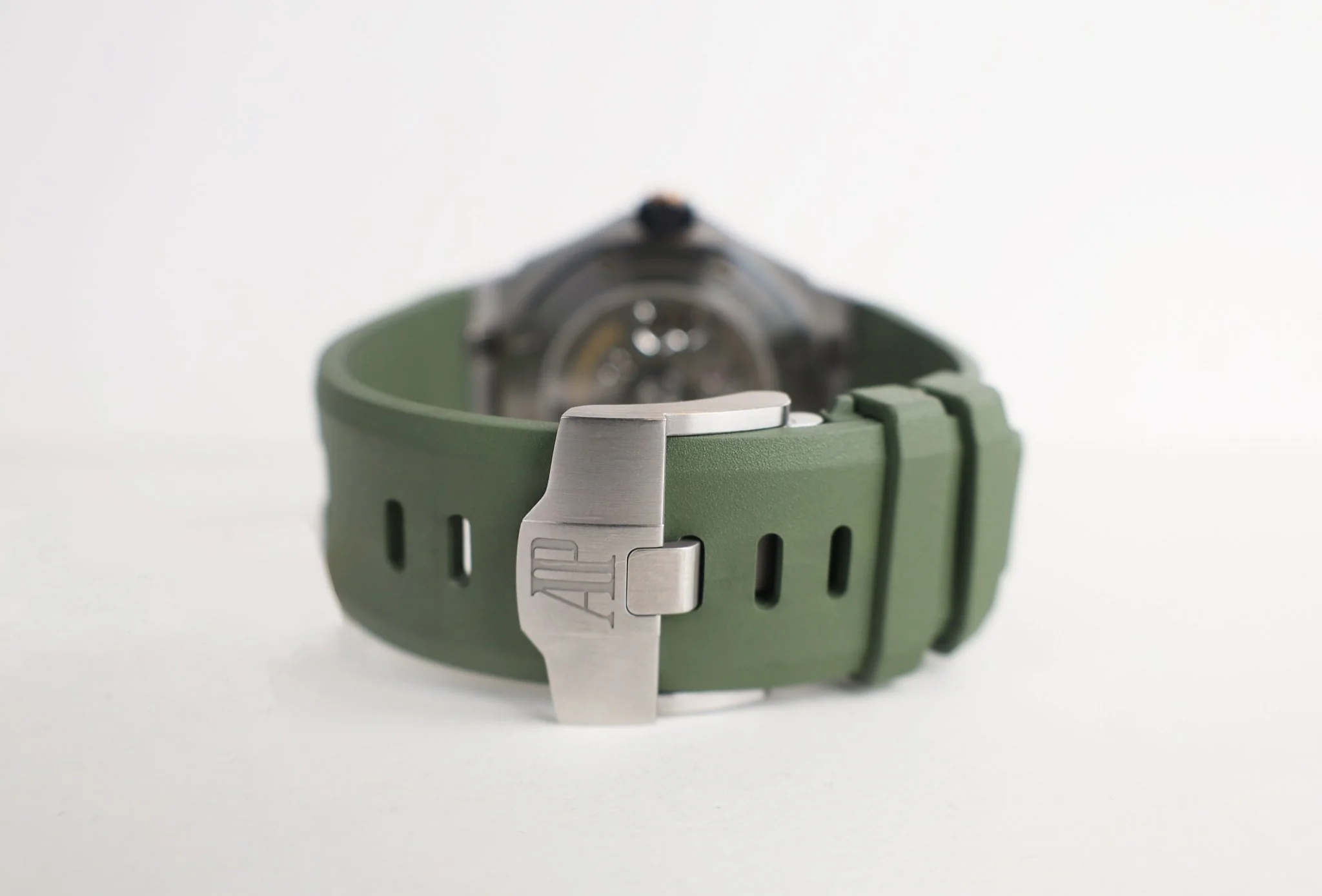 Audemars Piguet Royal Oak Offshore Diver Watch-Green Dial 42mm-15720ST.OO.A052CA.01 - Image 10