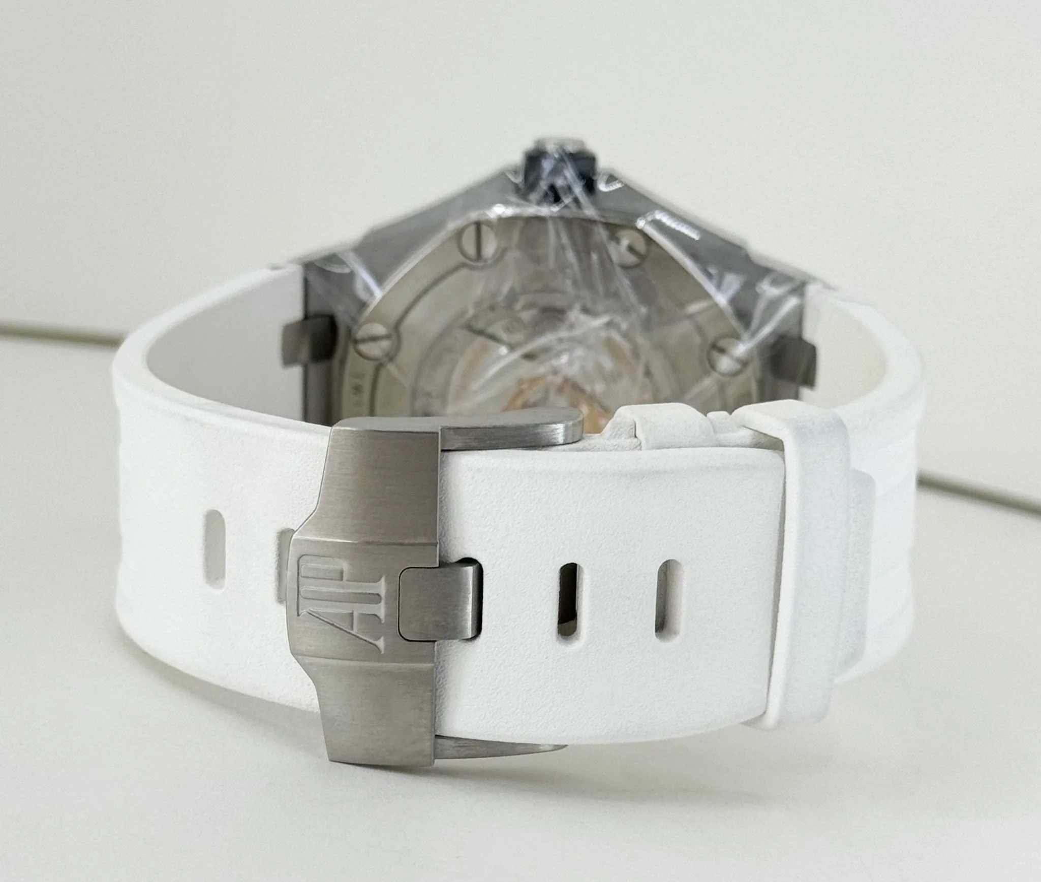 Audemars Piguet Royal Oak Offshore Diver Watch-White Dial 42mm-15710ST.OO.A010CA.01 - Image 10