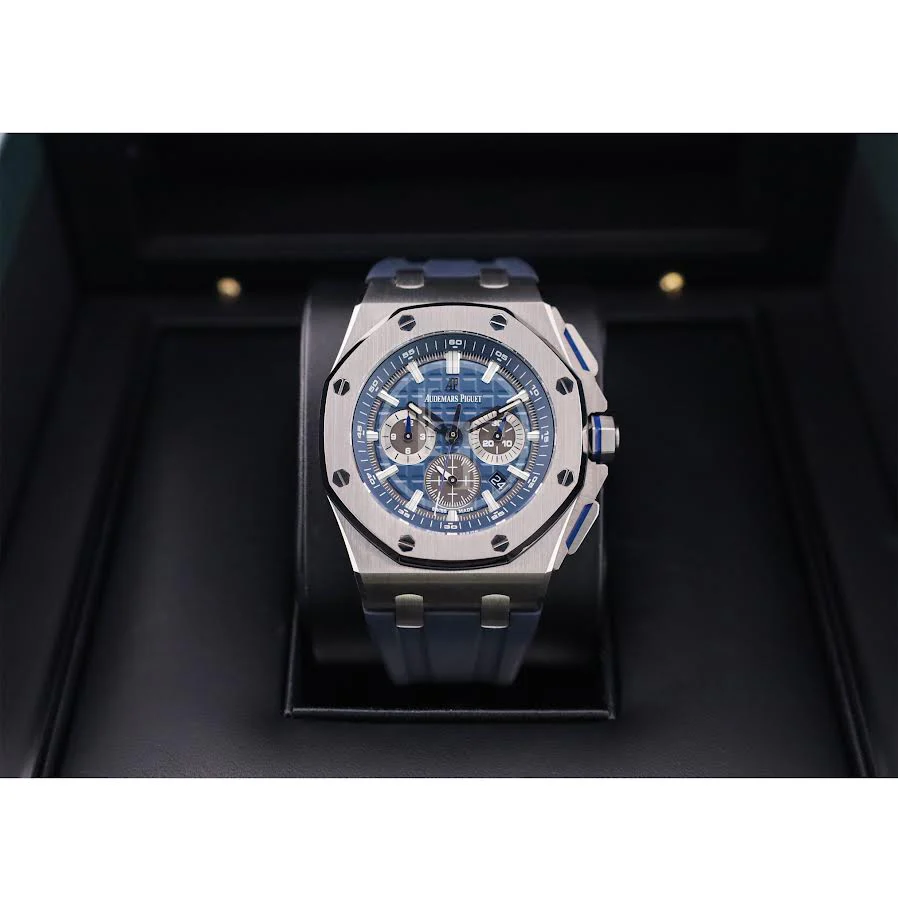 Audemars Piguet Royal Oak Offshore Selfwinding 42mm Chronograph Titanium Blue | 26480TI.OO.A027CA.01 - Image 3