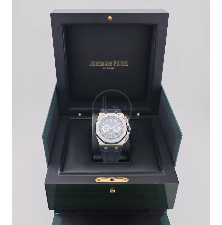 Audemars Piguet Royal Oak Offshore Selfwinding 42mm Chronograph Titanium Blue | 26480TI.OO.A027CA.01 - Image 4
