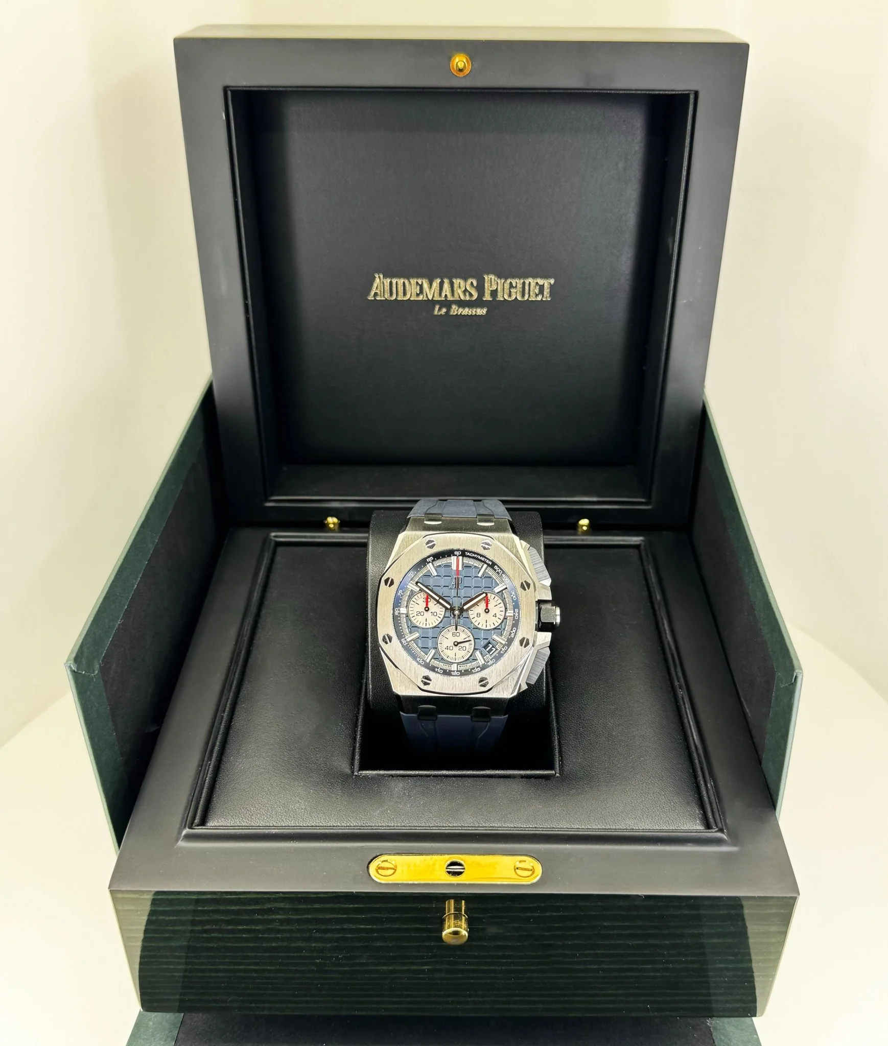Audemars Piguet Royal Oak Offshore Watch Blue Dial 43mm-26420TI.OO.A027CA.01 - Image 3