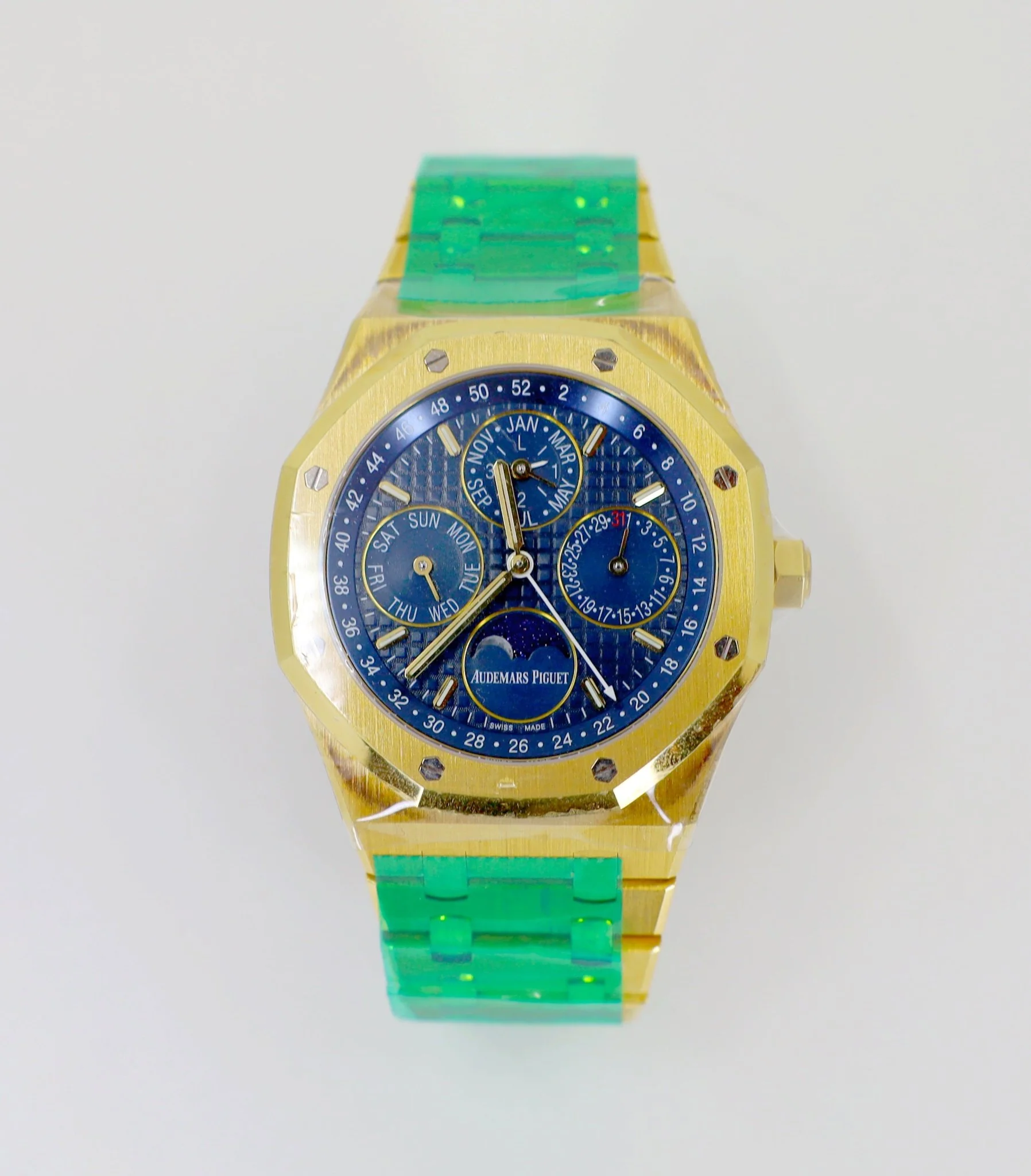 Audemars Piguet Royal Oak Perpetual Calendar Watch-Blue Dial 41mm-26574BA.OO.1220BA.01 - Image 2