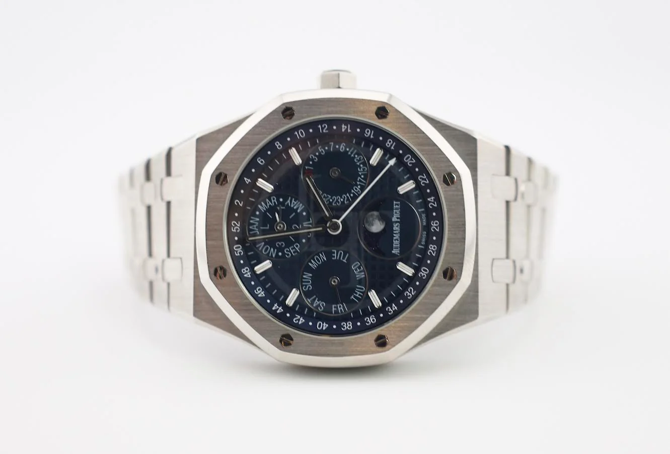 Audemars Piguet Royal Oak Perpetual Calendar Watch-Blue Dial 41mm-26574ST.OO.1220ST.02 - Image 5