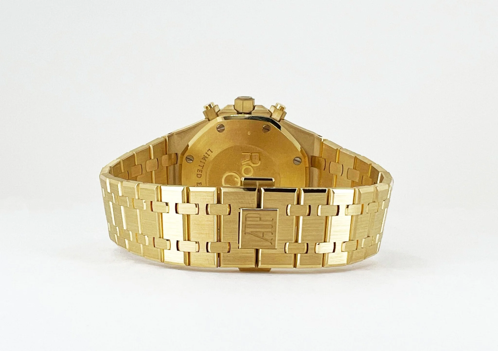 Audemars Piguet Royal Oak Selfwinding Chronograph Yellow Gold 41mm Green Dial Bracelet 26331BA.OO.1220BA.02 - Image 9