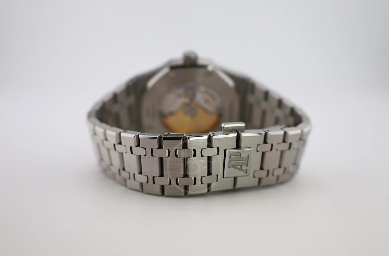 Audemars Piguet Royal Oak Selfwinding Watch - 41mm - Stainless Steel - Black Dial - Calibre 3120-Black Dial 41mm-15400ST.OO.1220ST.01 - Image 10