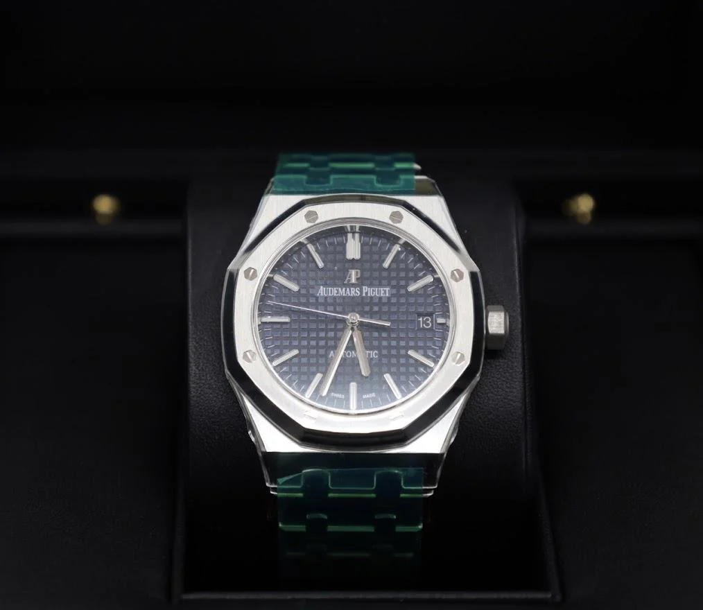 Audemars Piguet Royal Oak Selfwinding Watch-Blue Dial 37mm-15450ST.OO.1256ST.03 - Image 2