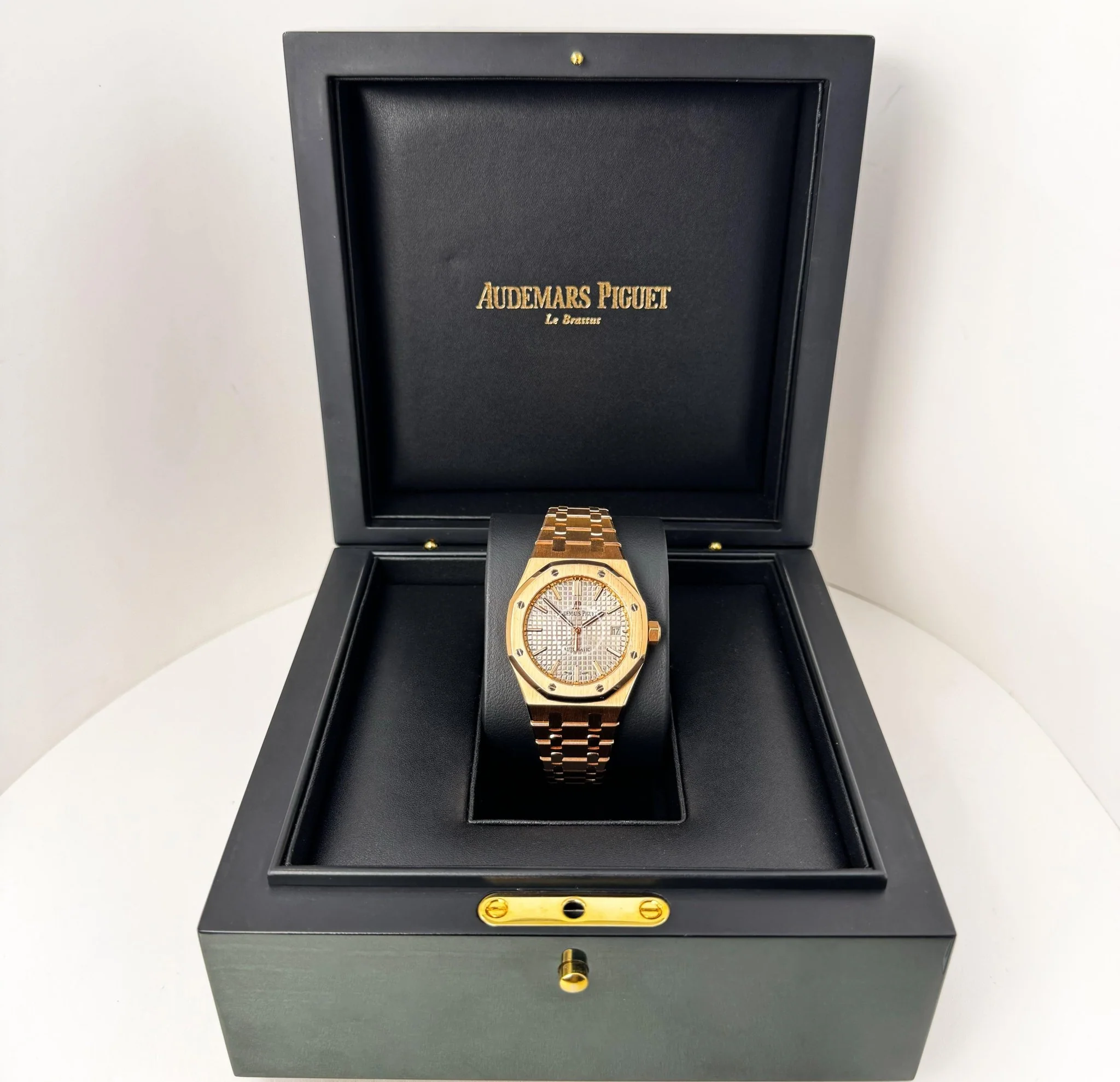 Audemars Piguet Royal Oak Selfwinding Watch-Grey Dial 37mm-15450OR.OO.1256OR.01 - Image 4