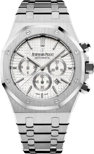 Audemars Piguet Royal Oak Stainless Steel Chronograph 41mm White Index Dial - 26320ST.OO.1220ST.02