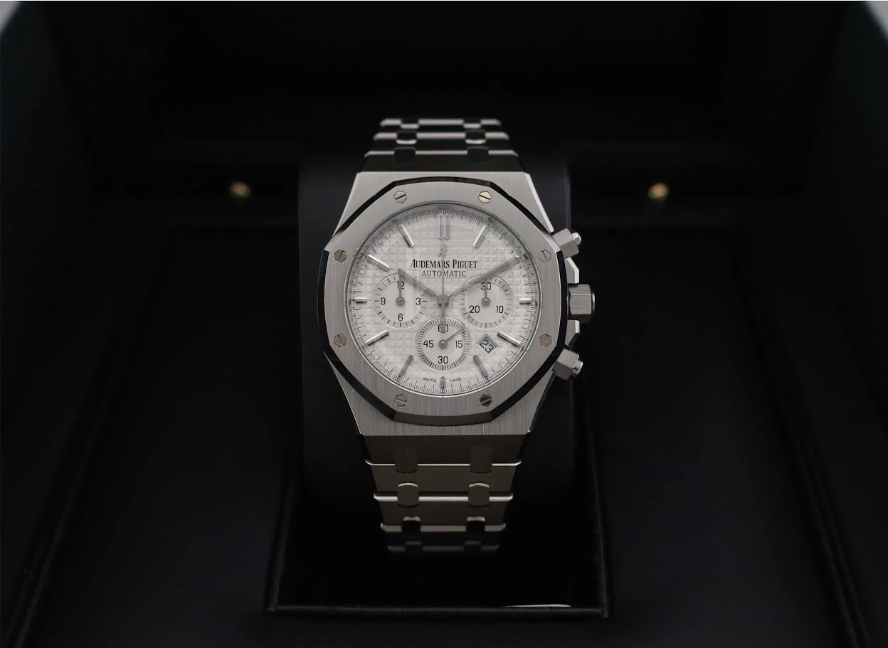 Audemars Piguet Royal Oak Stainless Steel Chronograph 41mm White Index Dial - 26320ST.OO.1220ST.02 - Image 3
