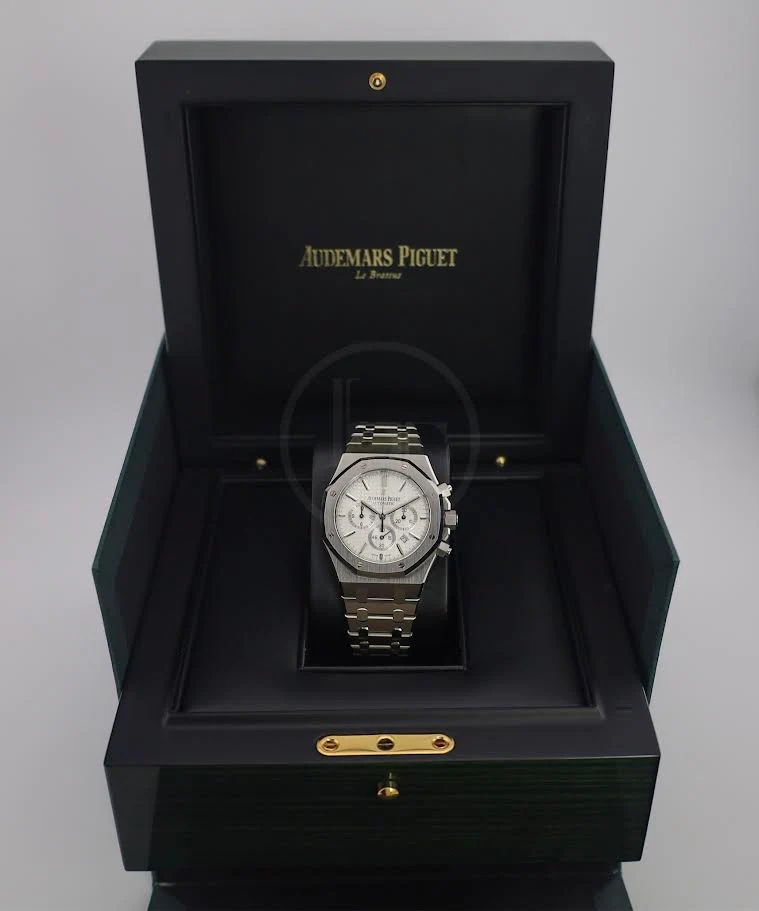 Audemars Piguet Royal Oak Stainless Steel Chronograph 41mm White Index Dial - 26320ST.OO.1220ST.02 - Image 4