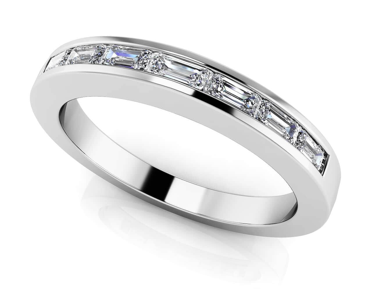 Baguette Band Lab-Grown Diamond with 0.35 ct.(finished) 2.75x1.5mm