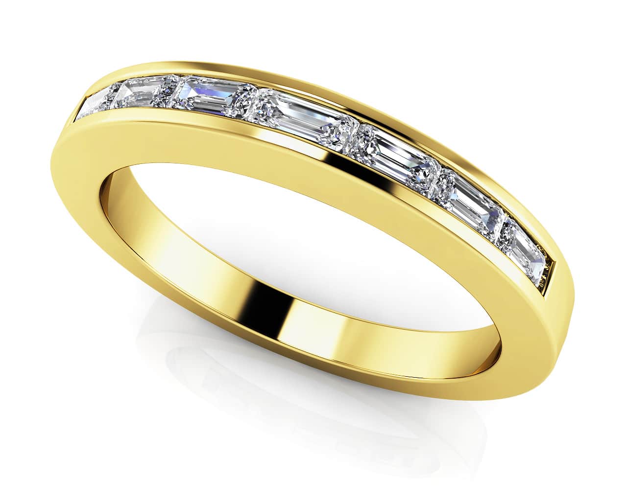 Baguette Band Lab-Grown Diamond with 0.35 ct.(finished) 2.75x1.5mm - Image 2