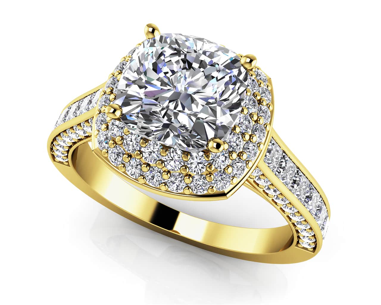 Beginning Journey Lab-Grown Diamond Engagement Ring with 2.62 ct. (1.50 ct. center diamond) - Image 2