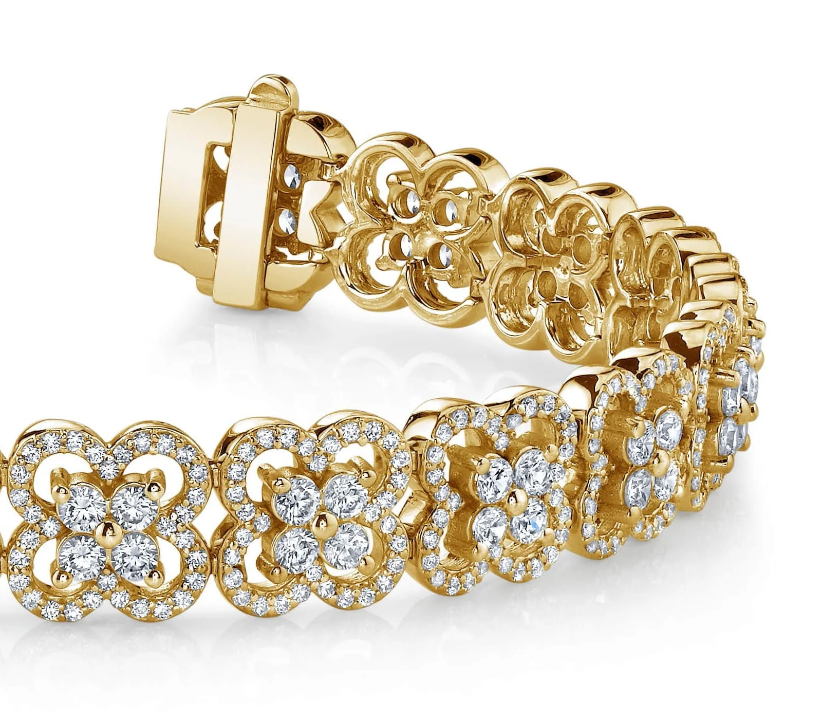 Blossoming Beauty Diamond Bracelet with 5.06 ct.(finished) 1mm, 1.8mm - Image 2