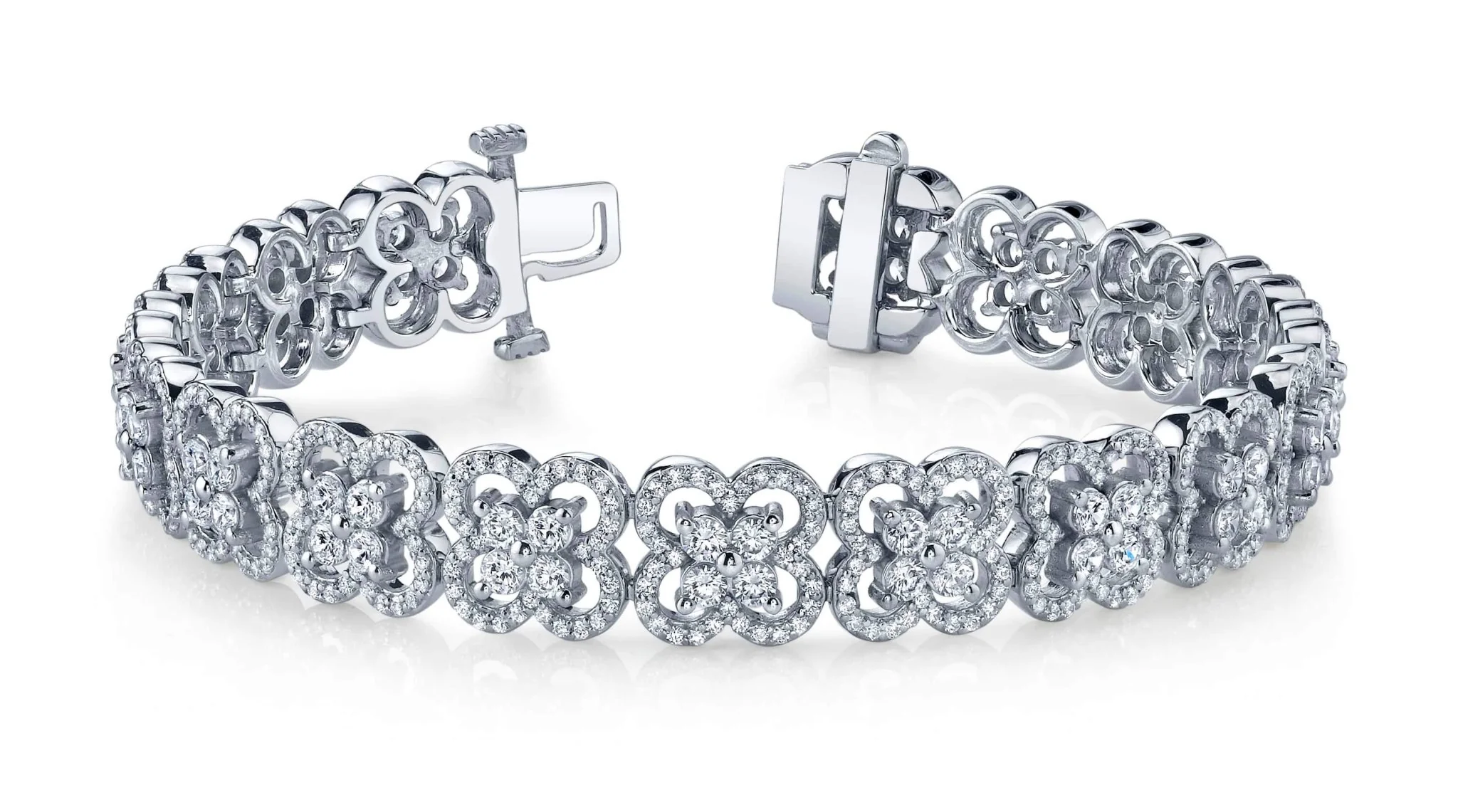 Blossoming Beauty Lab-Grown Diamond Bracelet with 6.26 ct.(finished) 1mm, 2.3mm - Image 4