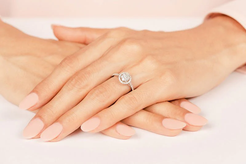 Blossoming Love Diamond Cluster Ring Lab-Grown Diamond with 0.71 ct.(finished) - Image 5