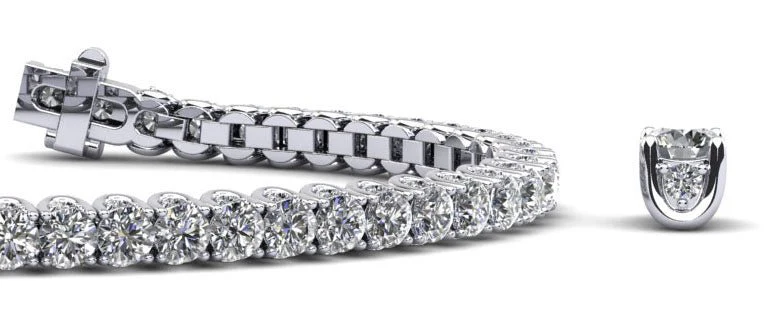 Boundless Brilliance Diamond Tennis Bracelet with 3.27 ct.(finished) 1mm, 2mm