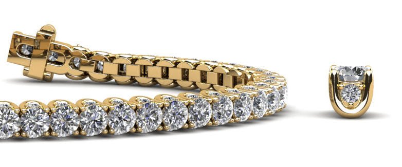 Boundless Brilliance Lab-Grown Diamond Tennis Bracelet with 3.27 ct.(finished) 1mm, 2mm - Image 2
