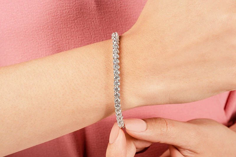 Boundless Brilliance Lab-Grown Diamond Tennis Bracelet with 3.27 ct.(finished) 1mm, 2mm - Image 3